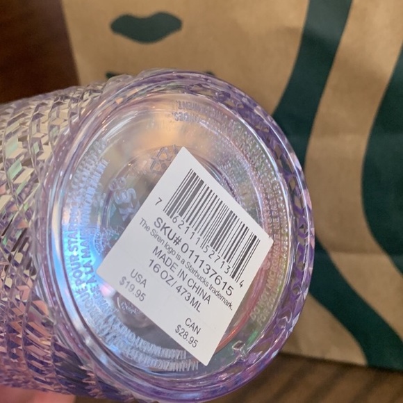 Starbucks Unicorn Jeweled Diamond Bling Tumbler HTF 2022 Grande 16 oz. NWT - Picture 4 of 12